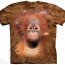 Футболка с орангутаном The Mountain T-Shirt Orangutan Hang 105932 - Футболка с орангутаном The Mountain T-Shirt Orangutan Hang 105932