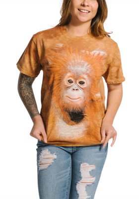 Футболка с орангутаном The Mountain T-Shirt Orangutan Hang 105932, фото