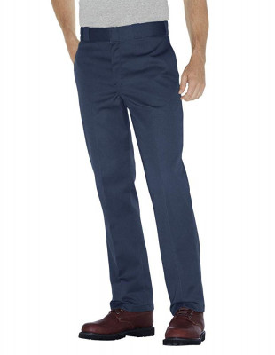 Мужские синие классические брюки Dickies Men's Original 874 Work Pant Navy, фото