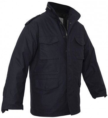 Полевая куртка с утепляющей подстежкой полуночно-синяя Rothco M-65 Field Jacket Midnight Navy Blue 8623, фото