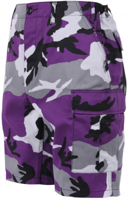 Шорты карго фиолетовый камуфляж Rothco BDU Short Ultra Violet Camo 7100, фото