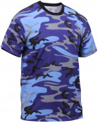 Rothco T-Shirts Electric Blue Camo 60173
