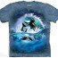 Футболка с косатками The Mountain T-Shirt Orca Wave 105909 - Футболка с косатками The Mountain T-Shirt Orca Wave 105909