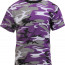 Футболка фиолетовый камуфляж Rothco T-Shirt Ultra Violet Camouflage 60176 - Футболка камуфлированная фиолетовый камуфляж Rothco T-Shirt Ultra Violet Camouflage 60176