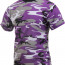 Футболка фиолетовый камуфляж Rothco T-Shirt Ultra Violet Camouflage 60176 - Футболка камуфлированная Rothco T-Shirts Ultra Violet Camouflage 60176