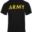 Тренировочная футболка черная армейская Rothco Army T-Shirt 60363 - Тренировочная футболка черная армейская Rothco Army T-Shirt 60363