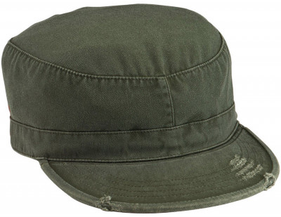 Кепка винтажная Rothco Vintage Fatigue Cap Olive Drab 4508, фото