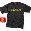 Rothco Marines Printed T-Shirt Black 60263 - Футболка Rothco Army T-Shirt - Black (Gold MARINES) - 60263