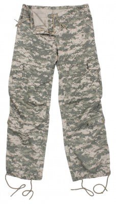 Женские камуфлированные брюки Rothco Womens Vintage Paratrooper Pants ACU Digital Camo 3396, фото