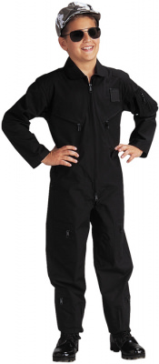 Комбинезон детский летный Rothco Kids Air Force Type Flightsuit Black 7301, фото
