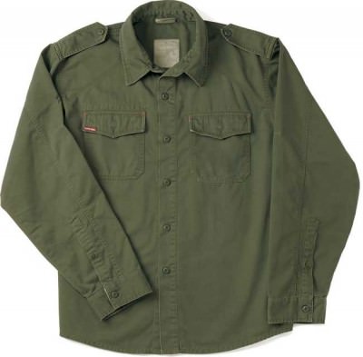 Винтажная оливковая рубашка образца Армии США Rothco Vintage Fatigue Shirt Olive Drab 2568, фото