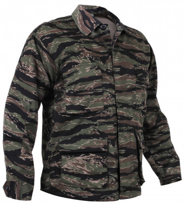 Китель тигровый лесной камуфляж Rothco BDU Shirt Tiger Stripe Camo 7990, фото