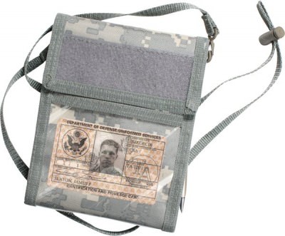 Универсальное милитари портмоне армейский цифровой камуфляж Rothco Deluxe ID Holder ACU Digital Camo 1240, фото
