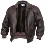 Rothco Classic A-2 Leather Flight Jacket Brown 7577