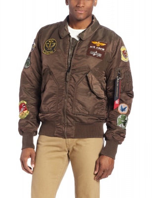 Куртка Alpha Industries CWU Pilot Jacket Sage Brown, фото