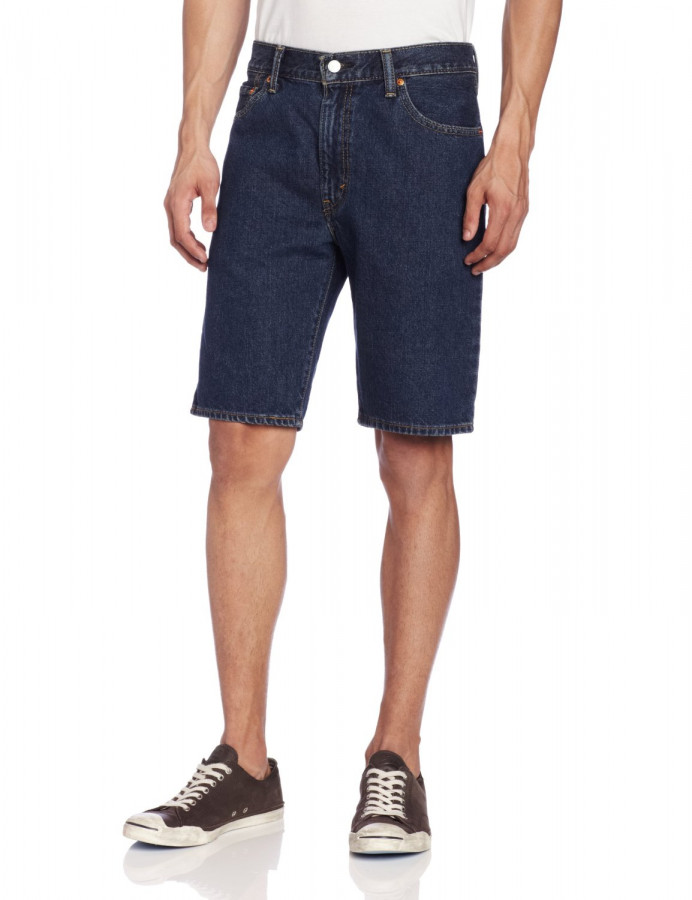 Mens Levis 505 Regular Fit Short Dark Stonewash 34505 2114