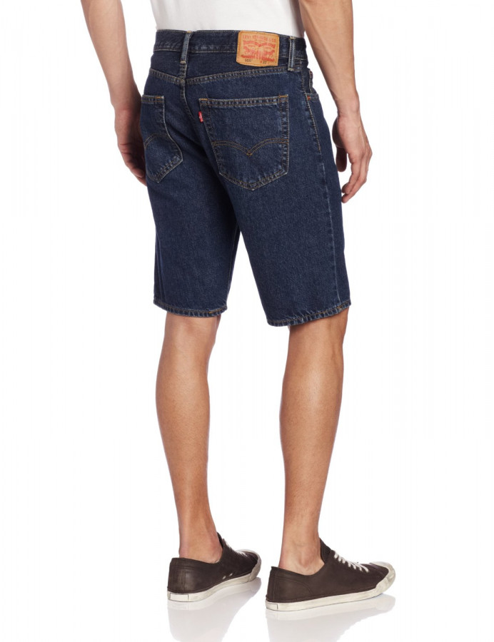 Mens Levis 505 Regular Fit Short Dark Stonewash 34505 2114