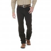 Wrangler Men's Cowboy Cut Slim Fit Jean Black Chocolate 0936KCL