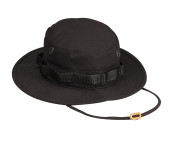 Rothco 100% Cotton Rip-Stop Boonie Hat Black 5819
