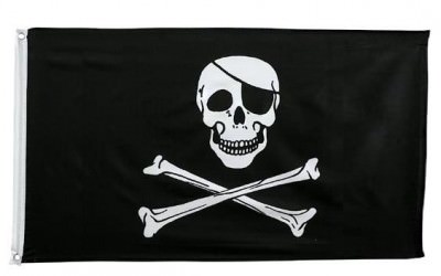 Пиратский флаг «Веселый Роджер» Rothco Jolly Roger Flag (60 x 90 см) 1436, фото
