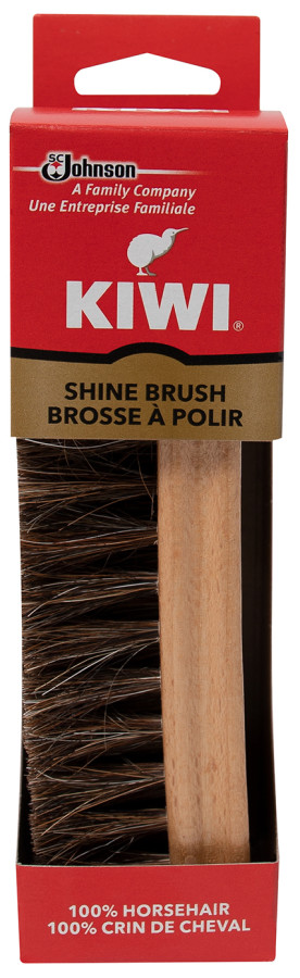 Kiwi Horse Hair Shine Brush