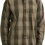 Рубашка с длинным рукавом в коричневую клетку Wrangler Authentics Woven Shirt Otter Plaid - Рубашка с длинным рукавом в коричневую клетку Wrangler Authentics Woven Shirt Otter Plaid