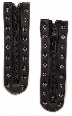 Молнии для шнуровки военных ботинок с блочками Military Zipper Boot Lace Black 6195, фото