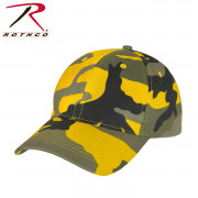 Rothco Supreme Camo Low Profile Cap Stinger Yellow Camo 3553