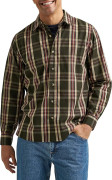 Wrangler Authentics Woven Shirt Rosin Plaid
