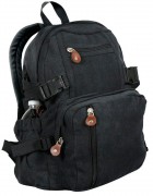Rothco Vintage Canvas Mini Backpack Black 9153