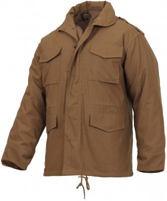Куртка койотовая Rothco M-65 с утепляющей подстежкой Rothco M-65 Field Jacket Coyote Brown 3896, фото