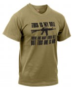 Rothco Military Printed T-Shirt - This Is My Rifle 61590
