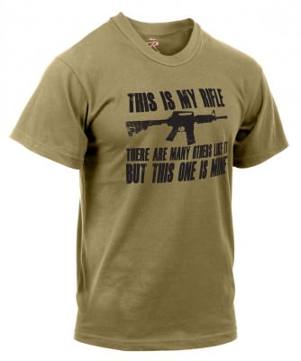 Футболка тематическая Rothco Military Printed T-Shirt - This Is My Rifle 61590, фото