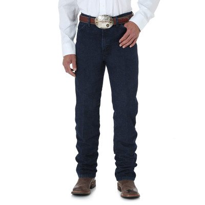 Темно-синие мужские джинсы Wrangler Men's Cowboy Cut Slim Fit Jean Nightfire 0936NTF, фото