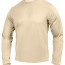 Рубаха термостойкая первый уровень 3-е поколение Rothco Gen III Silk Weight Underwear Top Sand 62020 - Рубаха термостойкая первый уровень 3-е поколение Rothco Gen III Silk Weight Underwear Top Sand 62020