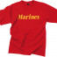 Rothco Marines Printed T-Shirt Red 60163  - Футболка Rothco Army T-Shirt - Red (Gold MARINES) - 60163