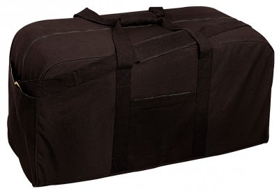 Сумка Rothco Canvas Jumbo Cargo Bag Black 8134, фото