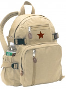 Rothco Vintage Canvas Compact Backpack Khaki 9162