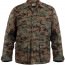 Китель лесной цифровой камуфляж вудланд Rothco BDU Shirts Woodland Digital Camo 8690 - Камуфлированный китель Rothco BDU Shirts Woodland Digital Camo 8690