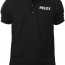 Хлопковая футболка поло с коротким рукавом для персонала полиции Rothco Polo Shirts Police Black 7698 - Хлопковая футболка поло (половка) Rothco Polo Shirts Police Black 7698