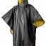 Двухсторонее черно-желтое пончо - дождевик Rothco Reversible PVC Poncho Black 3632 - Двухсторонее черно-желтое пончо - дождевик Rothco Reversible PVC Poncho Black 3632