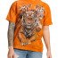Футболка с тиграми The Mountain T-Shirt Resting Tiger Collage 105889 - Футболка с тиграми The Mountain T-Shirt Resting Tiger Collage 105889