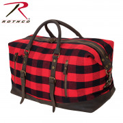 Rothco Extended Weekender Bag Red Plaid 9086