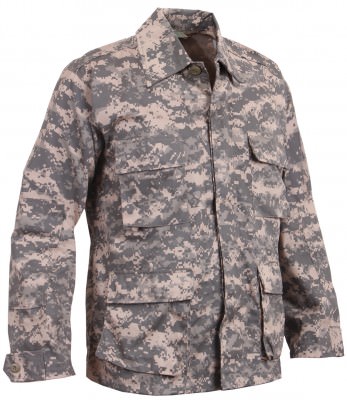Китель армейский цифровой камуфляж акупат Rothco BDU Shirt ACU Digital Camo 8695, фото