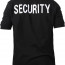 Футболка поло Rothco Polo Shirts Security Black 7698 - Футболка поло Rothco Polo Shirts Security Black 7698