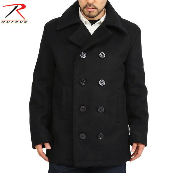 Rothco US Navy Type Peacoat Black 7070