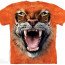 Футболка с тигром The Mountain T-Shirt Roaring Tiger Face 105911 - Футболка с тигром The Mountain T-Shirt Roaring Tiger Face 105911