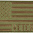 Оливковая нашивка с велкро флаг США и надписью «Ветеран» «Veteran» Rothco Veteran US Flag Patch Olive/Coyote 1873 - Оливковая нашивка с велкро флаг США и надписью «Ветеран» «Veteran» Rothco Veteran US Flag Patch Olive/Coyote 1873