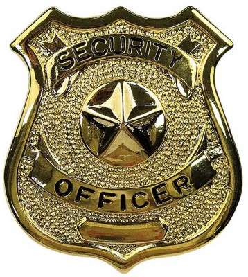 Золотой значок офицера службы безопасности Rothco Security Officer Badge Gold 1905, фото