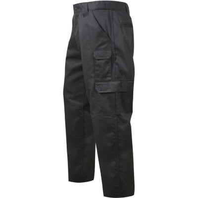 Тактические брюки черные Rothco Rip-Stop Tactical Duty Pants Black 4765, фото